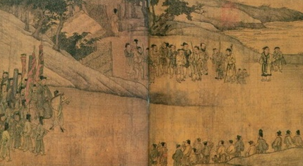 南宋佚名作家所作：《迎銮图》赏析 现藏于上海博物馆