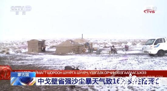 蒙古国强沙尘暴致16万头牲畜死亡 导致多少人死亡？